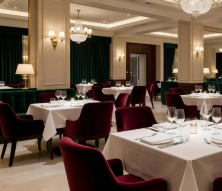 Salle de restaurant élégante chez Top Repères Plus